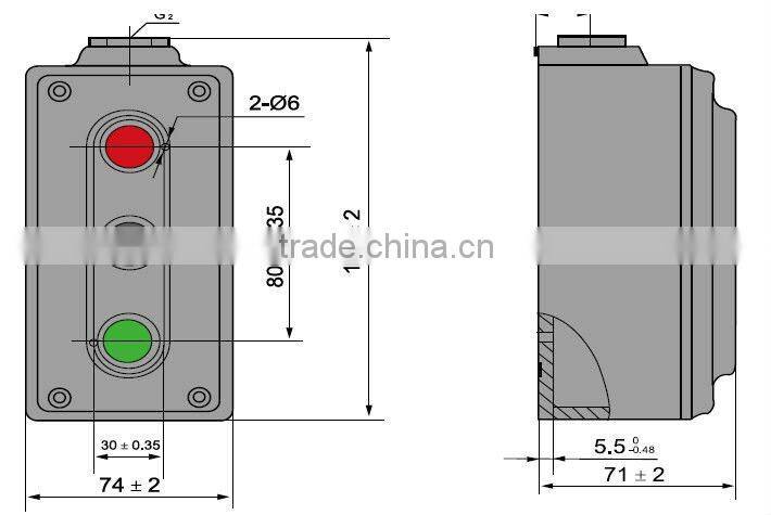 master control gear series conbination switch control box LA4-3H