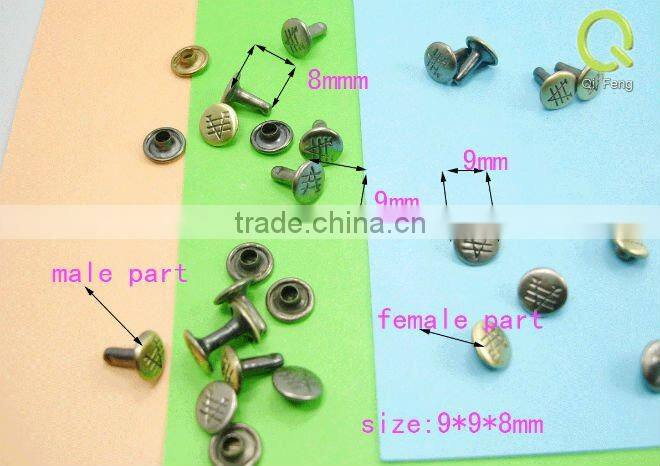 decorative studs and rivets, metal spike studs rivet q-2942