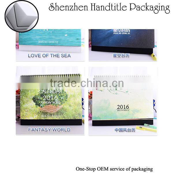 2016 Printing Provided Custom blank calendar 2015 wholesale custom design
