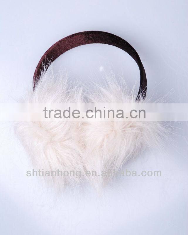 lady fashion winter knit custom earmuffs
