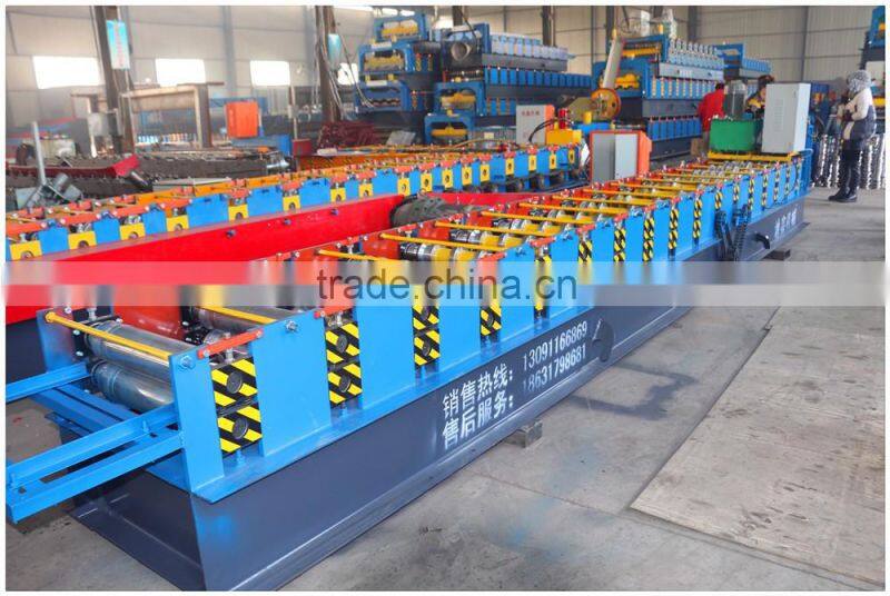 Aluminium mg mn Alloy Roof Sheet Roll Forming Machine