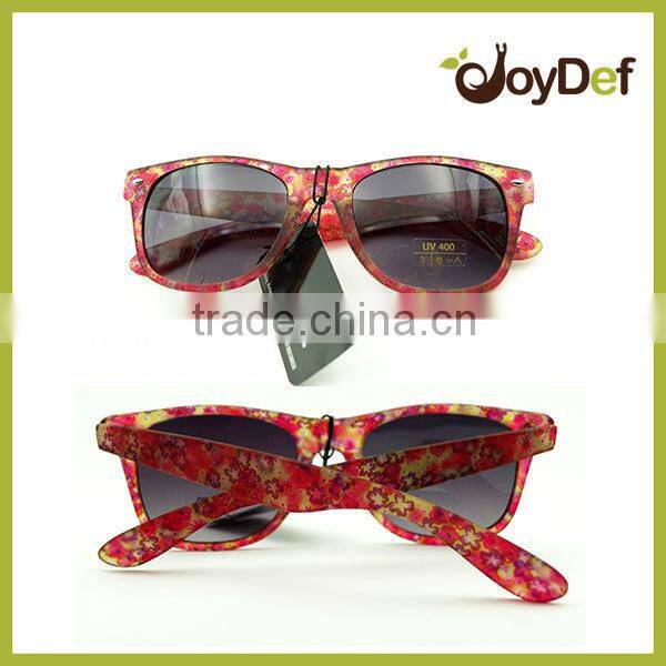 Latest Fashion Girl Sunglasses, Popular Acetate Sunglasses with Screen Printing Patterns