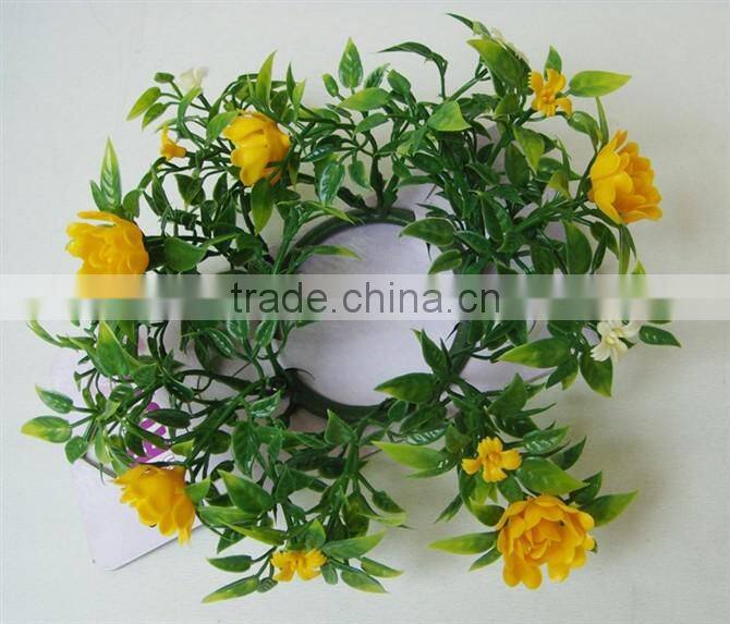 Artificial wreath for well decoration garden