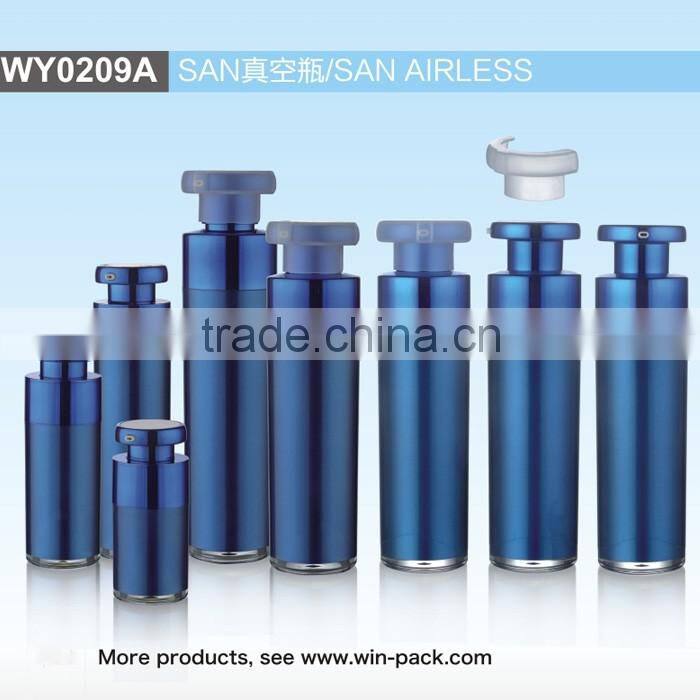 WY0209A 2016new San airless botlle, airless lotion bottle,airless cosmetic bottle