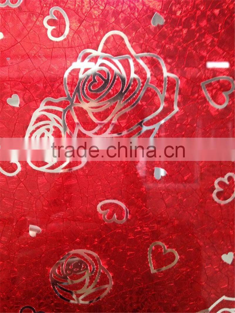 5mm hot selling design ice flower mirror glass for wall glass
