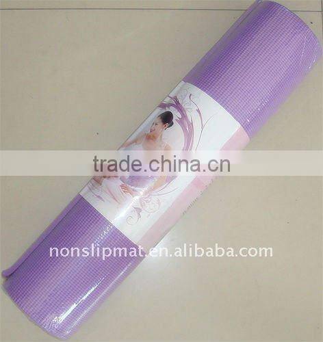 6mm thick green color PVC yoga mat