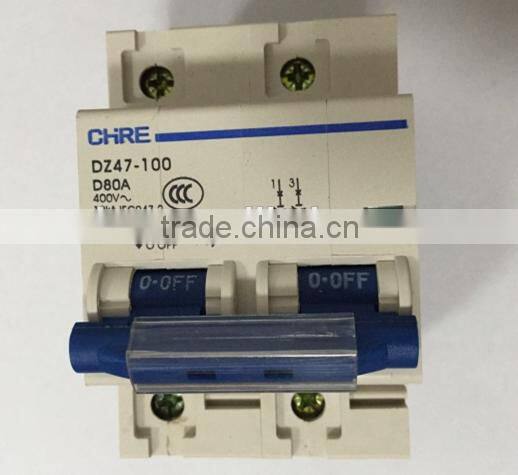 mini Circuit breaker DZ47-100 2P MCB