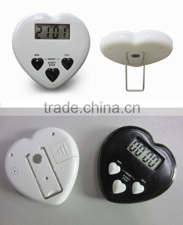digital heart shaped 2-channel frontier digital timer