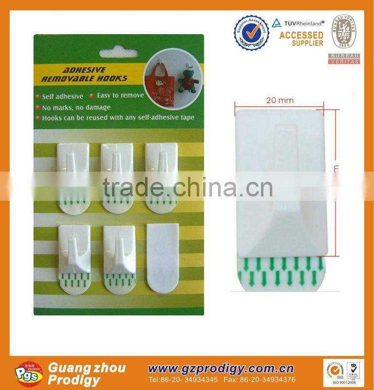 hot selling self-adhesive removable decorative single coat hook