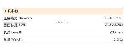 Terminal crimping plier HS-04WFL