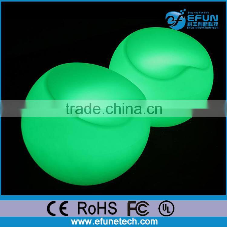 wholesale rgb color changing light up stool chair seat, led bar stool round