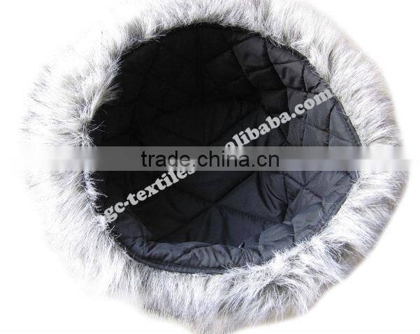 full fake fur bomber hat