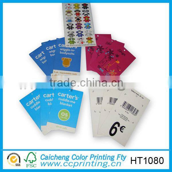 custom printed necklace earring cards