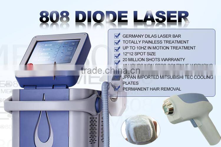 808nm diode laser permanent hair removal machine med-808