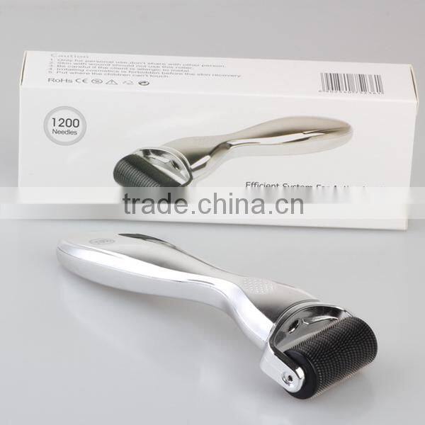 Guangzhou Ekai factory wholesale 1200 Micro Needle Derma Skin Roller 2.0mm Therapy Body Dermaroller