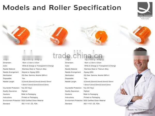 METOS biogenesis dns derma roller titanium derma roller micro needle