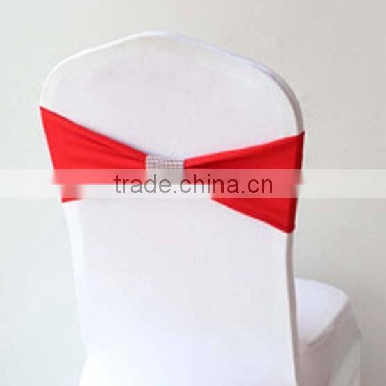 2016 factory sale hot pink chair sash with big buckle