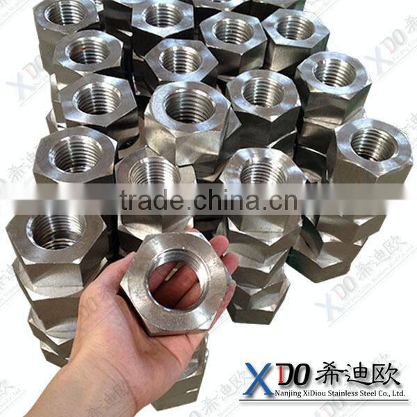 904L N08904 1.4539 stud bolt with heavy hex nut
