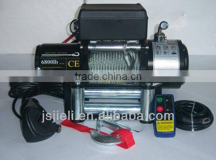 12V 6800LB Automobile Electric Winch,ATV/UTV/4X4/4WD winch