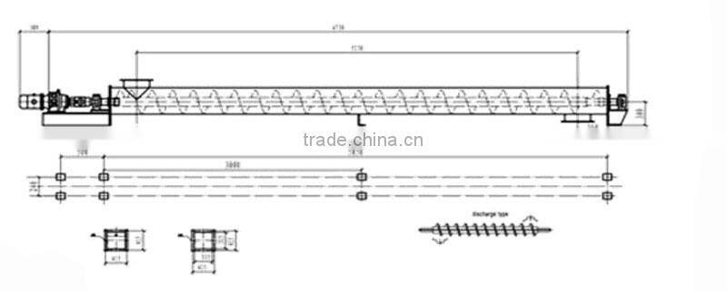 China MS Brand Flexible Screw Conveyor Price