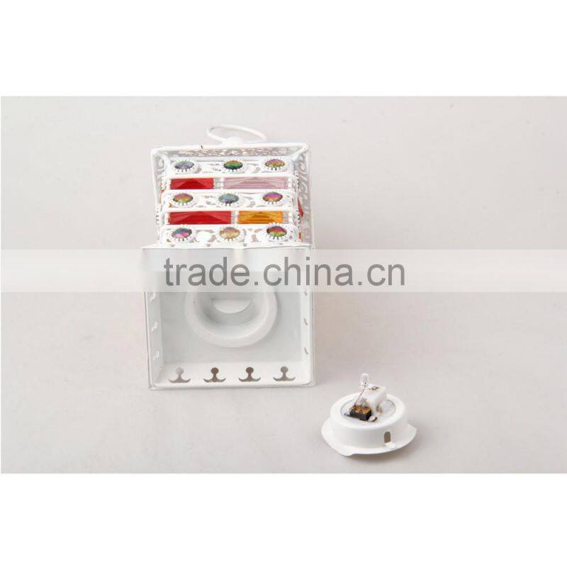 Incense Burner Hurricane Lantern With Stone For Interior Decoration Wf-A002