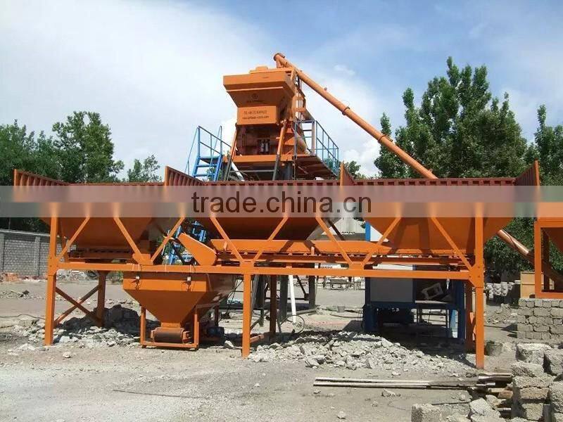 UNIQUE Brand High Quality 25m3/h Small Concrete Batching Plant