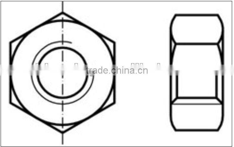 Hexagon nut DIN 934,din 2510 hexagon nuts