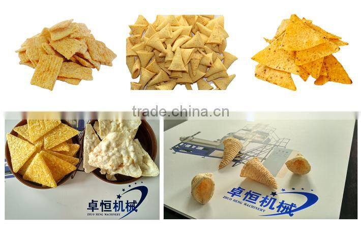 Baked extruded pellet snack making machine