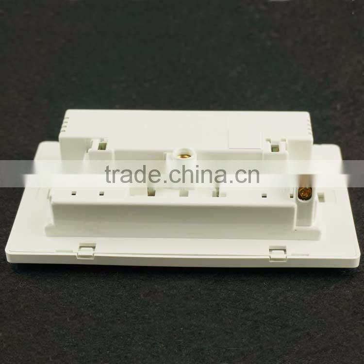 New design usb power plug socket with switch wall socket double