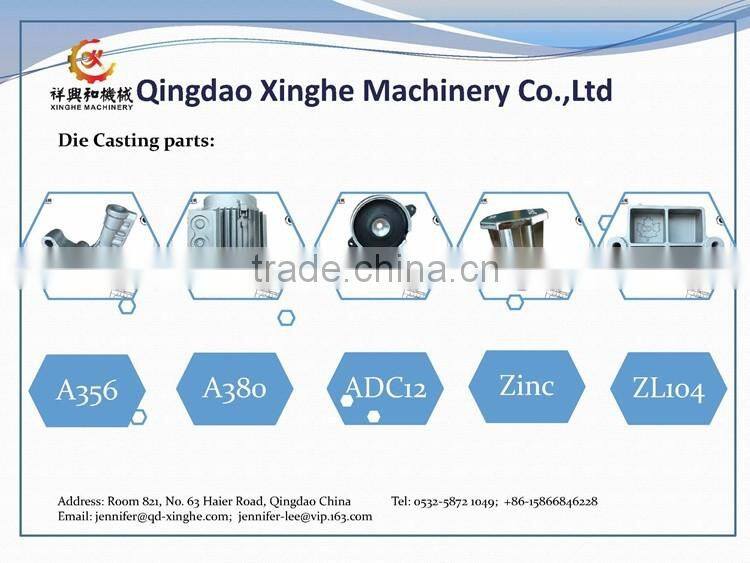 Custom ADC12 metals die cast parts aluminium die casting companies