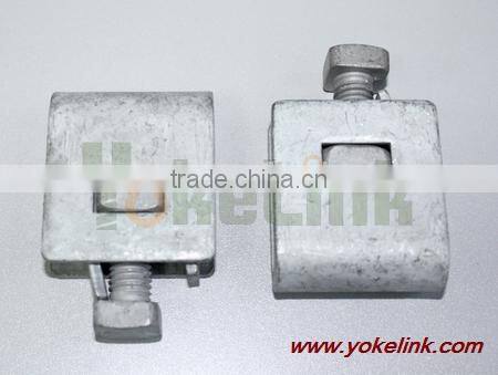 grounding rod clamp /copper grounding clamp for Transmission Line Fitting