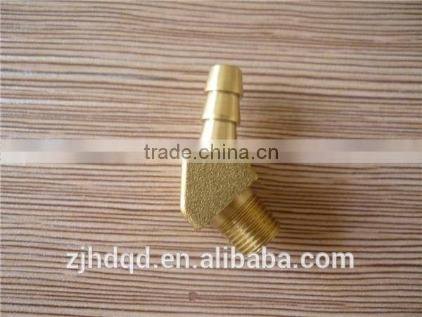 forged brass 45 degree male NPT threaded hose water pipe connector
