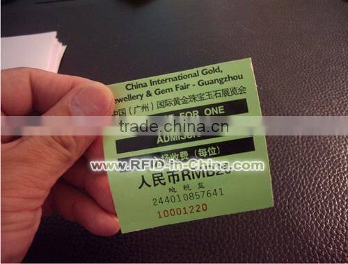 Alibaba Top Seller RFID Glossy Labels, LF/HF/UHF Adhesive RFID Label/Stickers