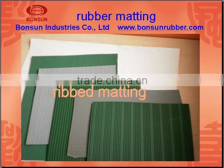 3mm to 6mm thickness anti slip commercial grade rubber mat