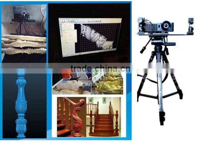 Made in China 0.05mm Precision Raster 3D Scanner Industrial CNC File Laser Scanner 3D Sculpture Carving 3D Scanner