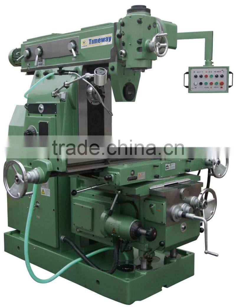 Knee-type Universal Milling Machine with Swivel Milling Head