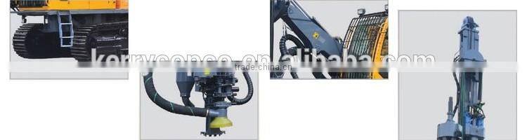 KT20S the most advanced diesel engine and electric motor driven crawler mounted integrated dth drilling rig