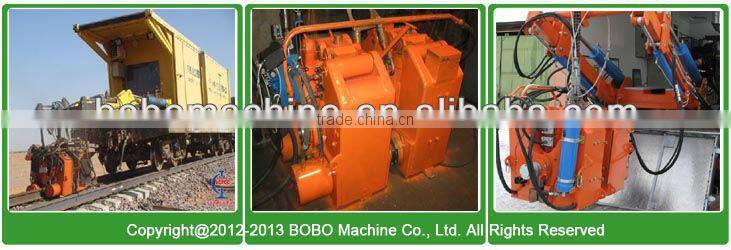 Moveable rail welding machine