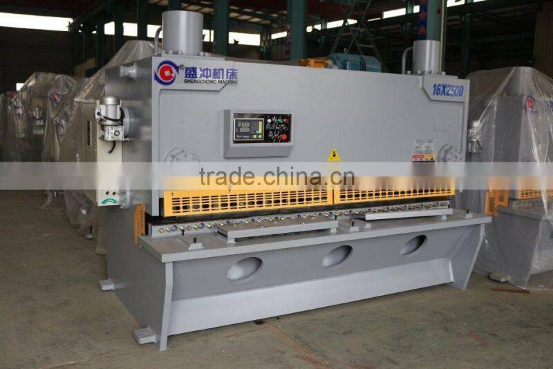 QC12-12x3200 Metal shearing machine NC controller Guillotine Cutter 12mm
