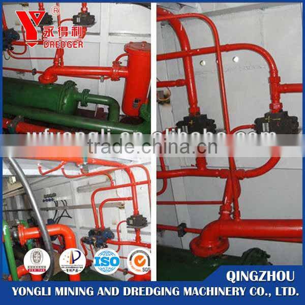 2017 hot sell chain bucket sand dredger