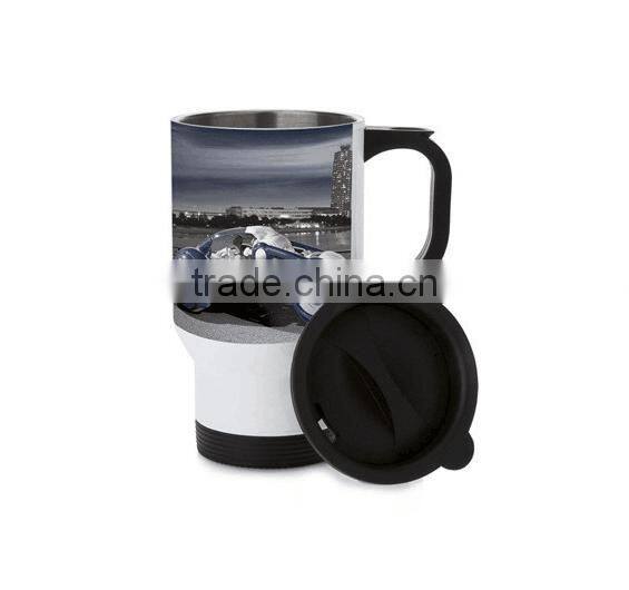 stainless steel sublimation travel mug