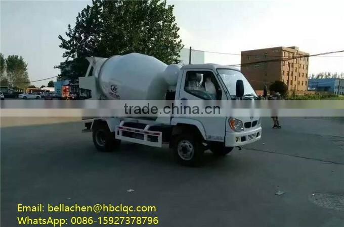 Mini Concrete Mixing Machine 102hp Diesel Concrete Mobile Mixer Truck