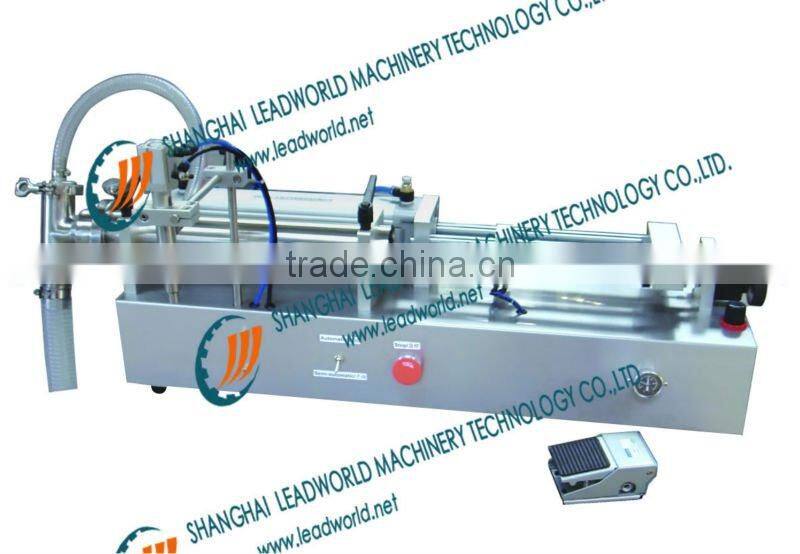 two-head pneumatic mineral water filling machine