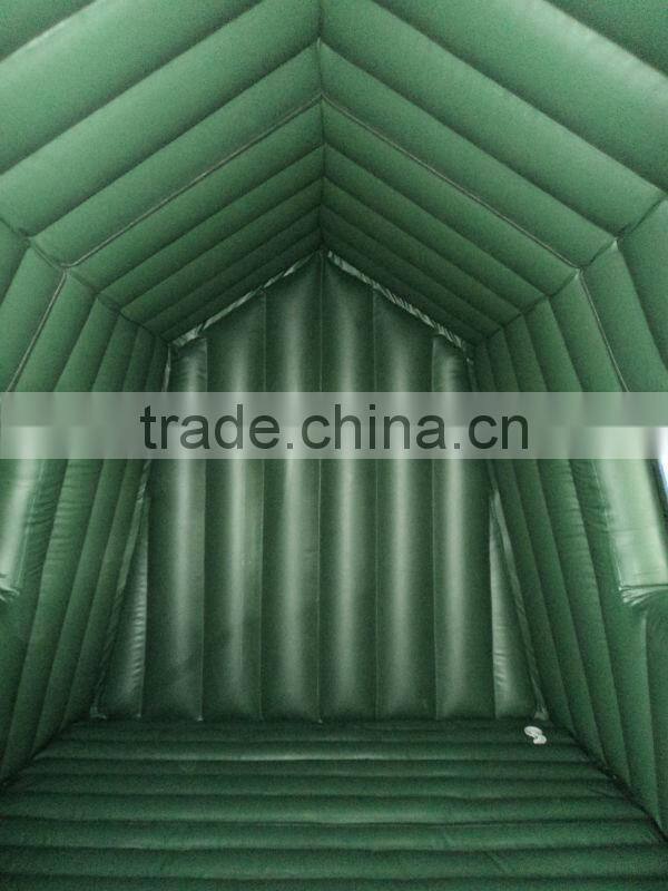 (ce) PVC material big outdoor inflatable military tent