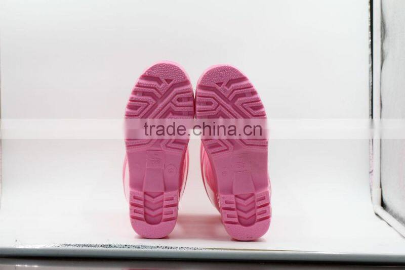 Wellington men and women's cheap PVC rain boots fashionable pvc safety boots