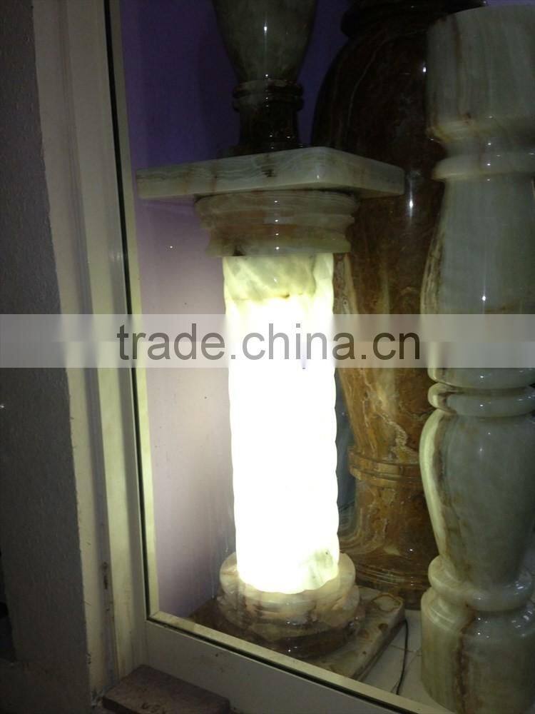 NEW ARRIVAL BACKLIT ONYX COLUMNS PILLARS & PEDESTALS