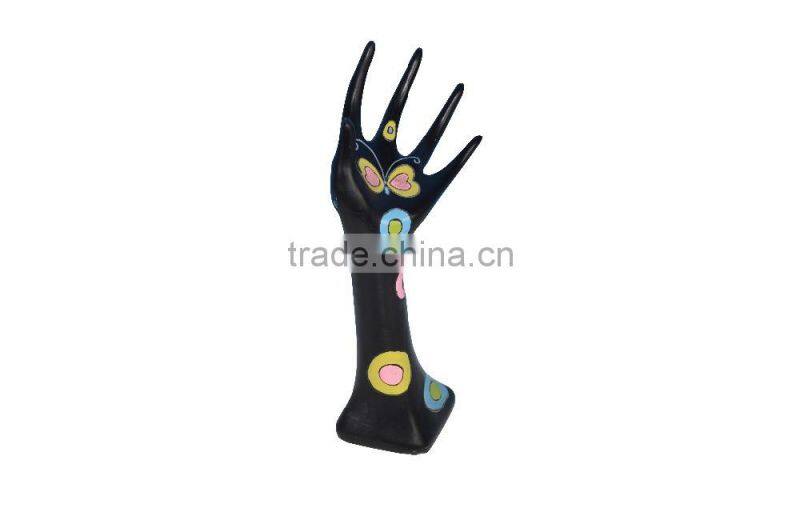 beautiful fiberglass jewelry and gloves display female mannequin hand