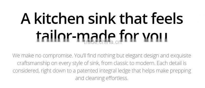 3621Stainless steel single bowl kitchen Apron Sink