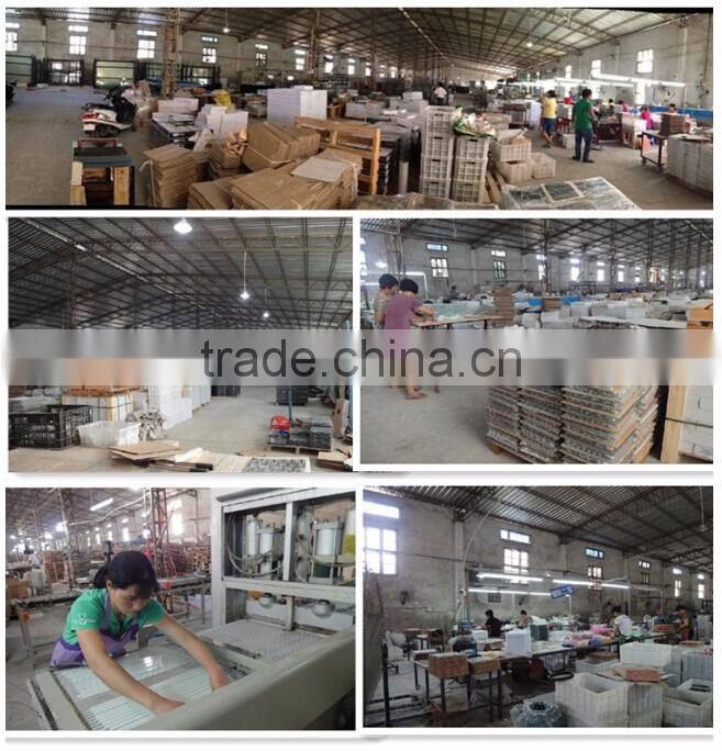 Strip white marble mosaic tile