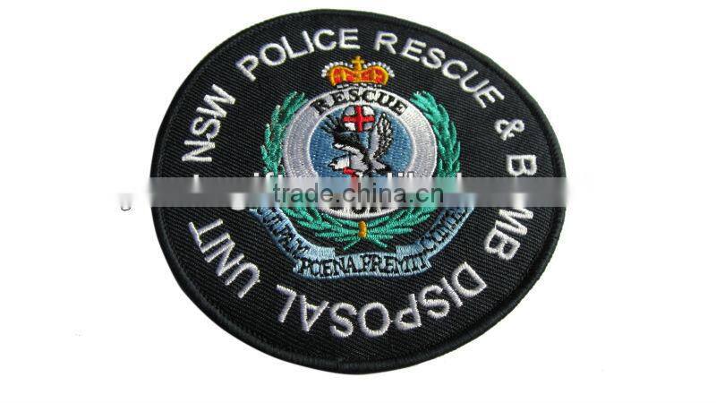 Embroidered flower patch